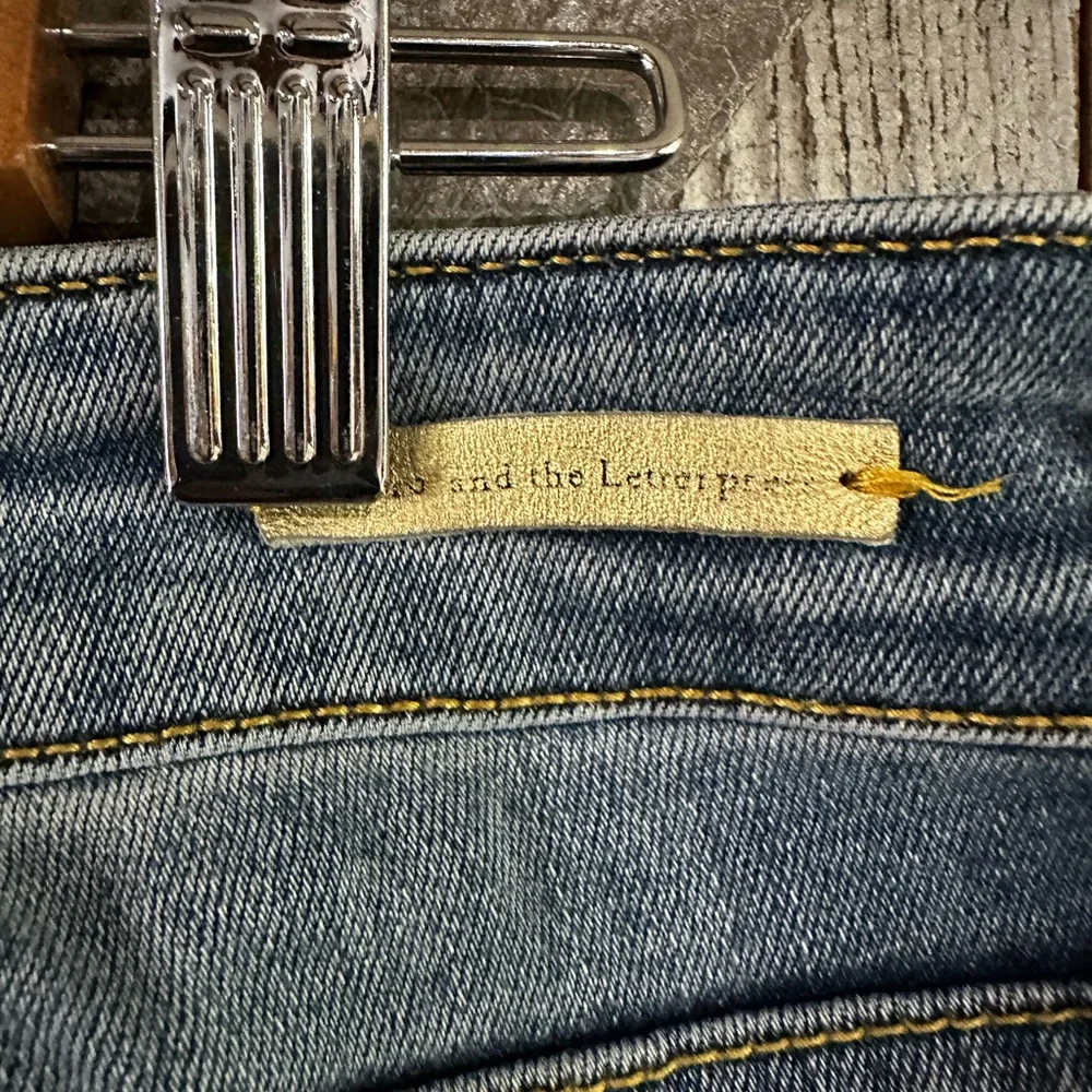 Anthropologie Pilcro and the Letterpress copper bottom distressed jeans. - Picture 5 of 11